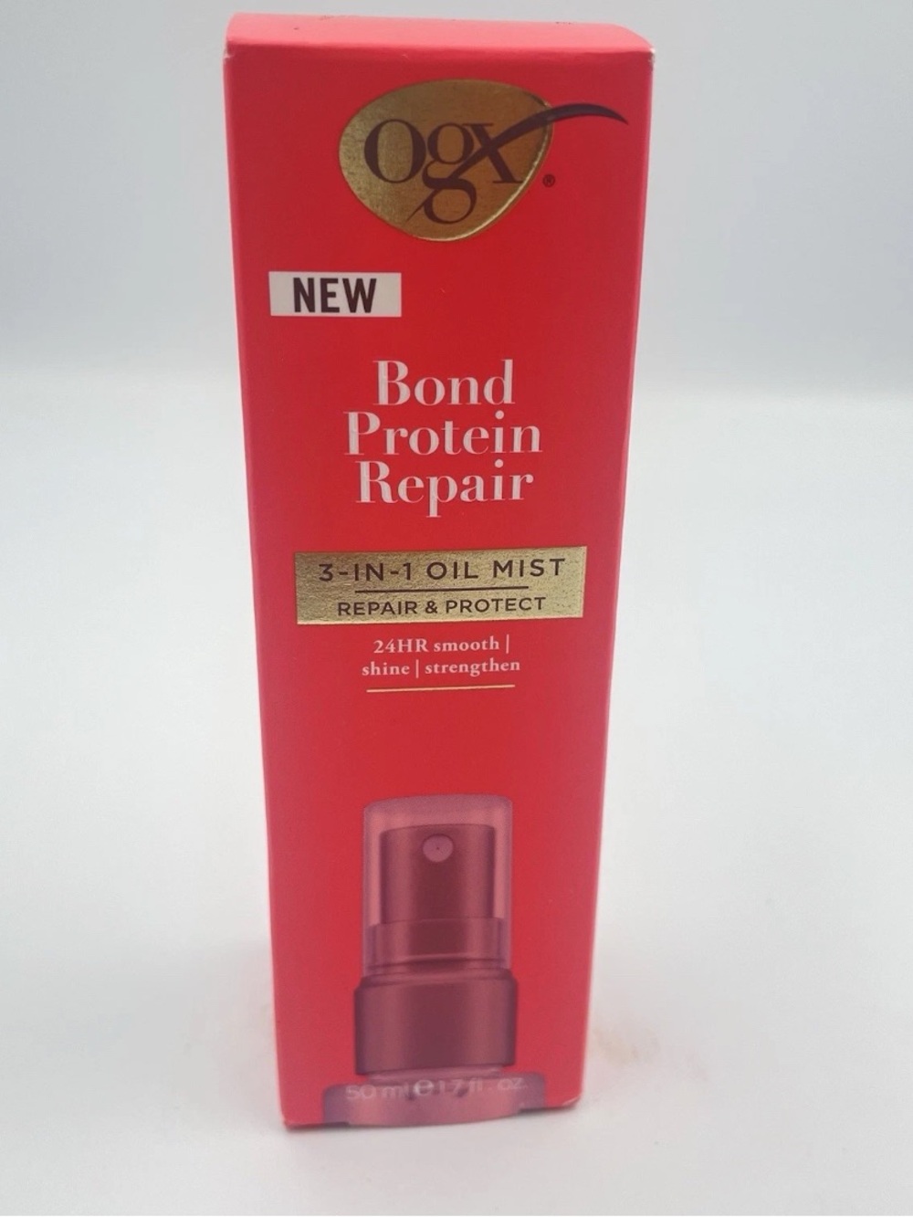 OGX Repair & Protect Bond Protein Repair 3-in-1 Oil Mist, 1.7 fl. oz